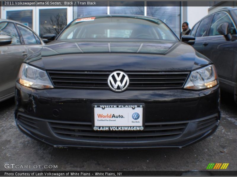 Black / Titan Black 2011 Volkswagen Jetta SE Sedan