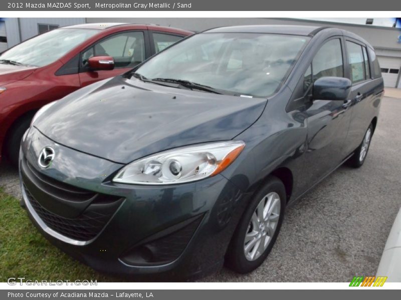 Metropolitan Gray Metallic / Sand 2012 Mazda MAZDA5 Sport