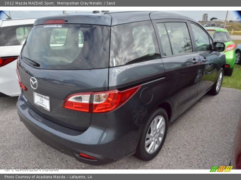 Metropolitan Gray Metallic / Sand 2012 Mazda MAZDA5 Sport