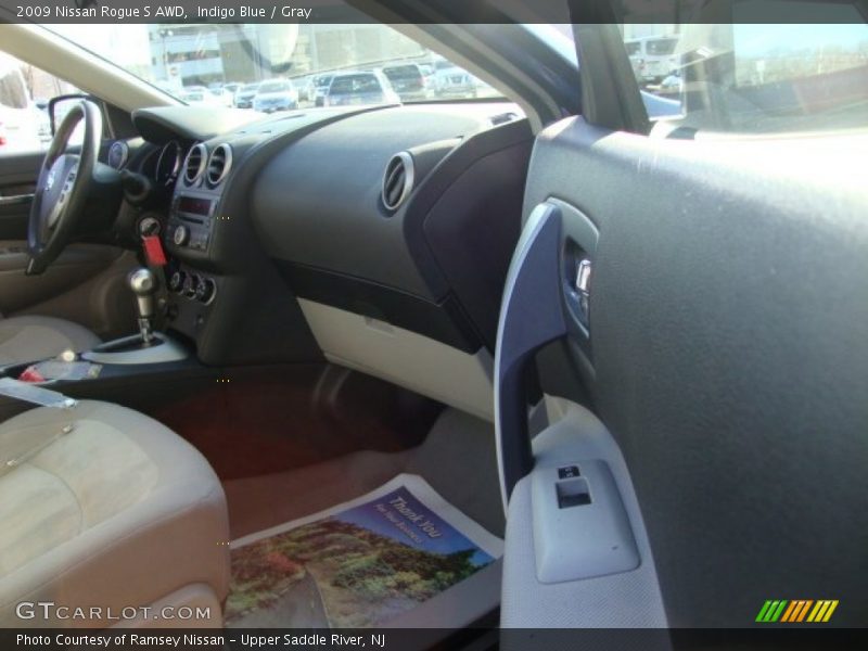 Indigo Blue / Gray 2009 Nissan Rogue S AWD