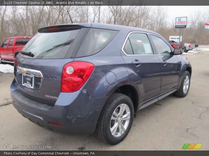 Atlantis Blue Metallic / Jet Black 2013 Chevrolet Equinox LS AWD