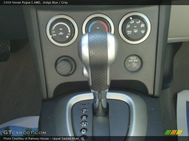 Indigo Blue / Gray 2009 Nissan Rogue S AWD