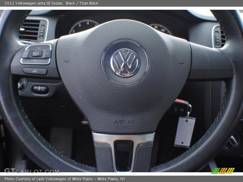 Black / Titan Black 2011 Volkswagen Jetta SE Sedan