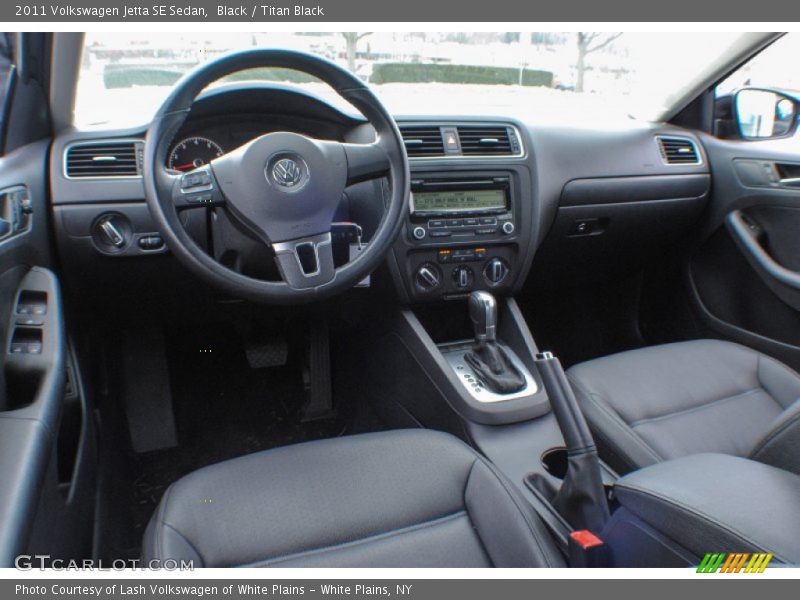 Black / Titan Black 2011 Volkswagen Jetta SE Sedan