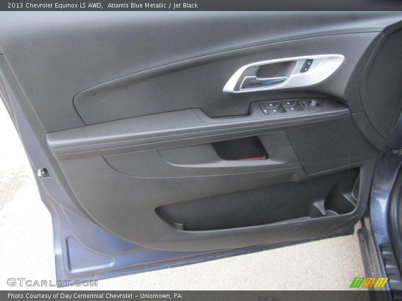 Atlantis Blue Metallic / Jet Black 2013 Chevrolet Equinox LS AWD
