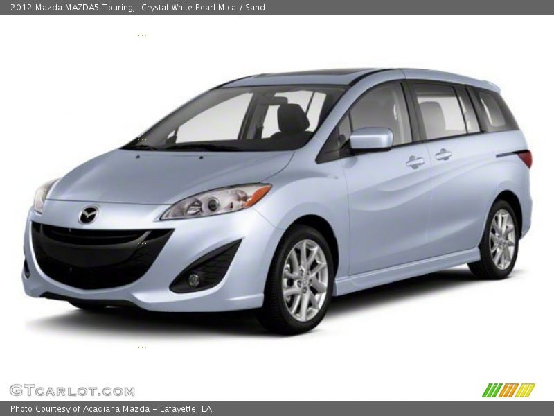 Crystal White Pearl Mica / Sand 2012 Mazda MAZDA5 Touring