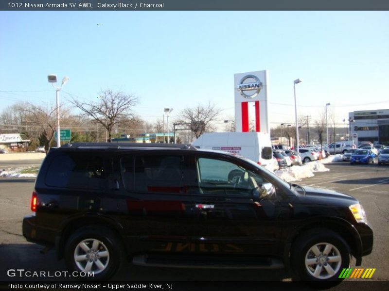 Galaxy Black / Charcoal 2012 Nissan Armada SV 4WD