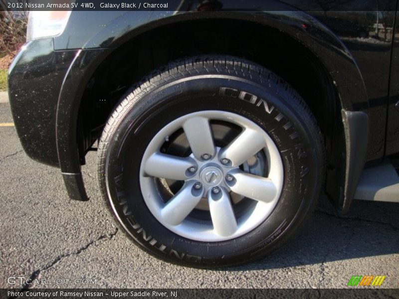 Galaxy Black / Charcoal 2012 Nissan Armada SV 4WD