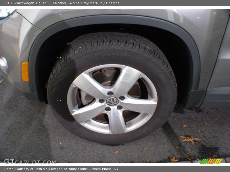 Alpine Grey Metallic / Charcoal 2010 Volkswagen Tiguan SE 4Motion