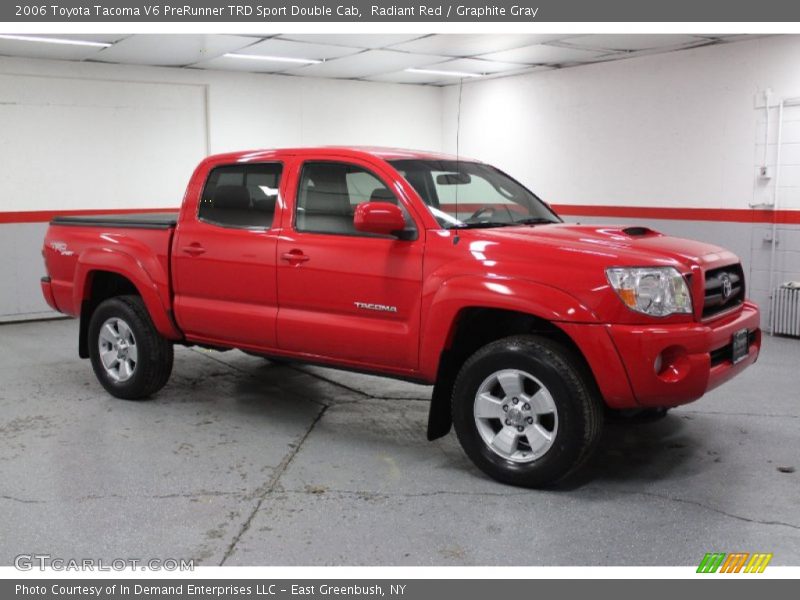 Radiant Red / Graphite Gray 2006 Toyota Tacoma V6 PreRunner TRD Sport Double Cab