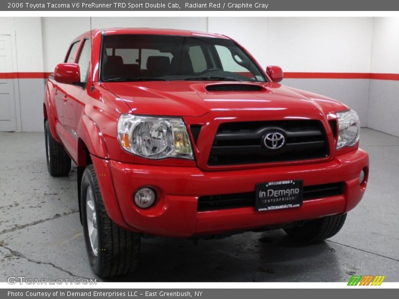 Radiant Red / Graphite Gray 2006 Toyota Tacoma V6 PreRunner TRD Sport Double Cab