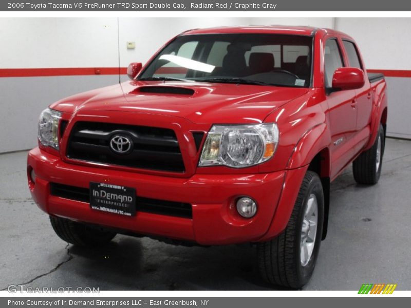 Radiant Red / Graphite Gray 2006 Toyota Tacoma V6 PreRunner TRD Sport Double Cab