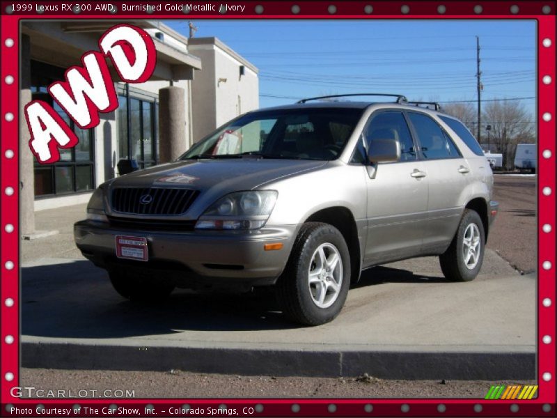 Burnished Gold Metallic / Ivory 1999 Lexus RX 300 AWD