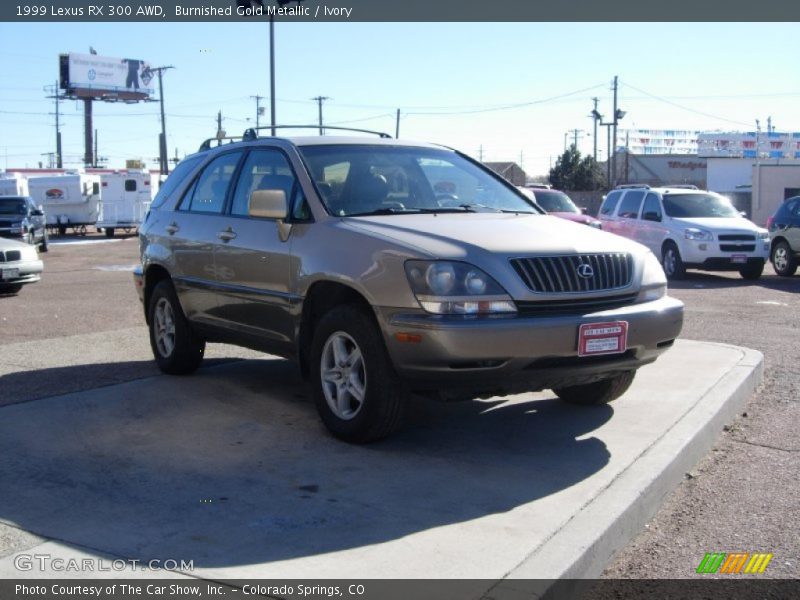 Burnished Gold Metallic / Ivory 1999 Lexus RX 300 AWD