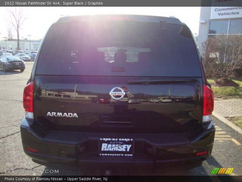 Super Black / Graphite 2012 Nissan Pathfinder SV 4x4