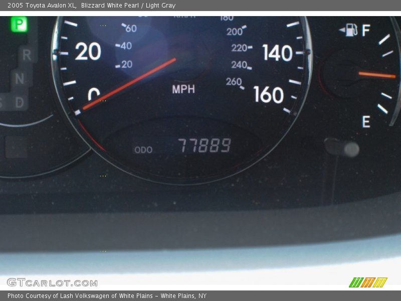 Blizzard White Pearl / Light Gray 2005 Toyota Avalon XL