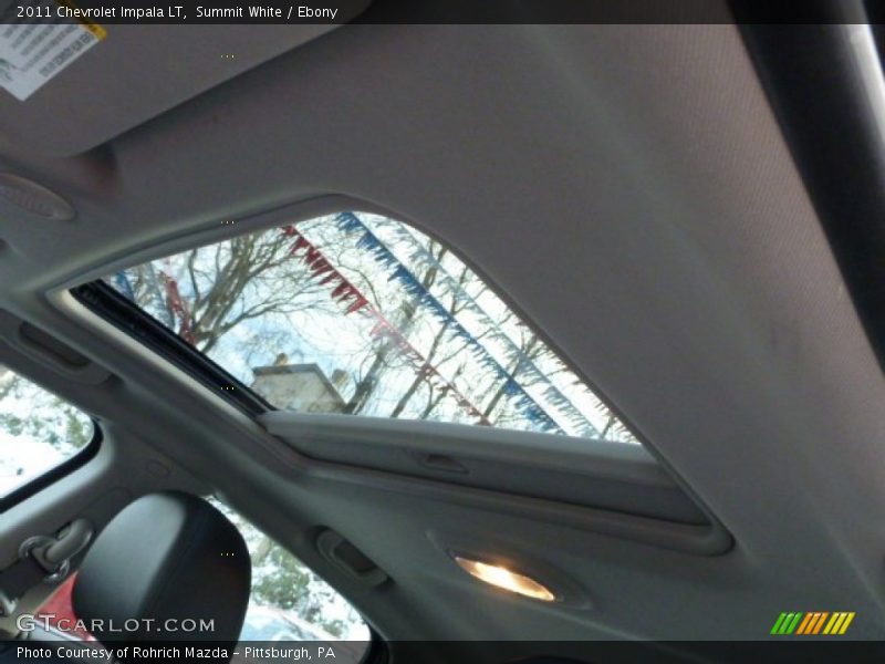 Summit White / Ebony 2011 Chevrolet Impala LT