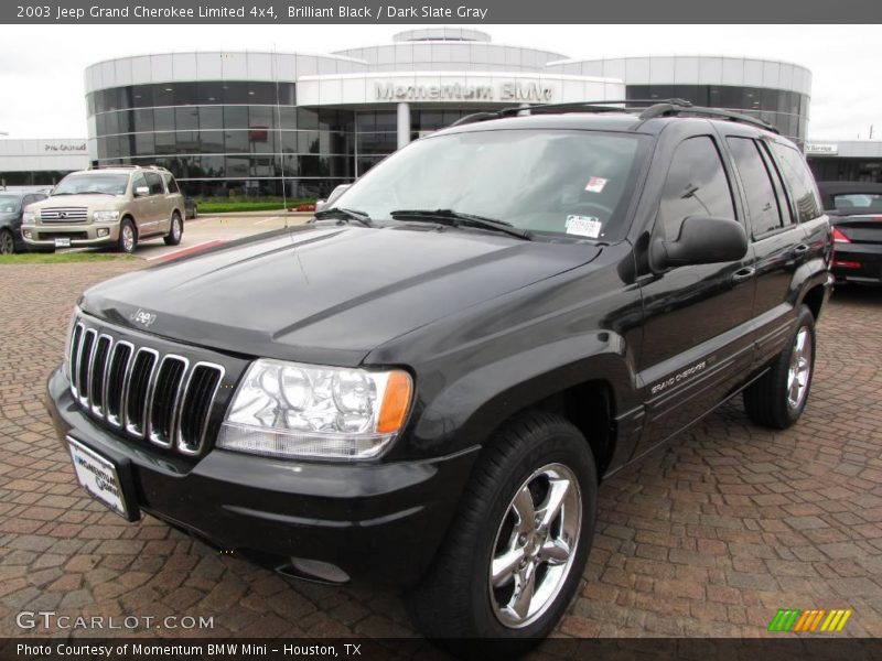 Brilliant Black / Dark Slate Gray 2003 Jeep Grand Cherokee Limited 4x4