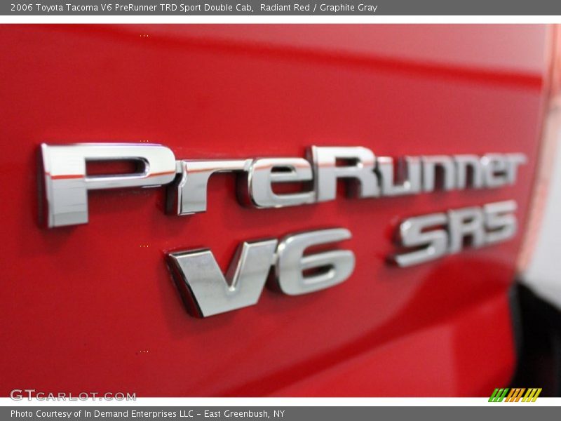Radiant Red / Graphite Gray 2006 Toyota Tacoma V6 PreRunner TRD Sport Double Cab