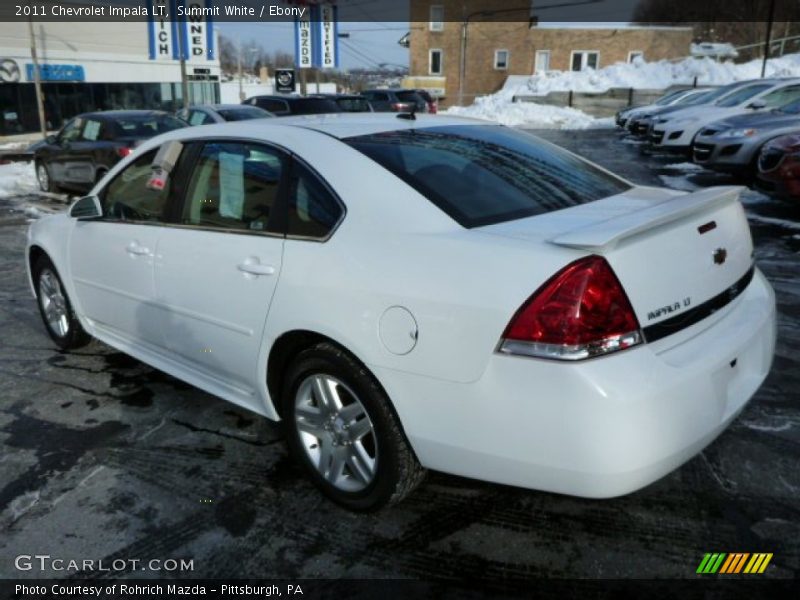 Summit White / Ebony 2011 Chevrolet Impala LT