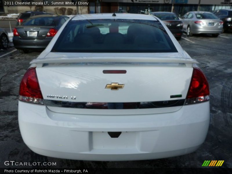 Summit White / Ebony 2011 Chevrolet Impala LT