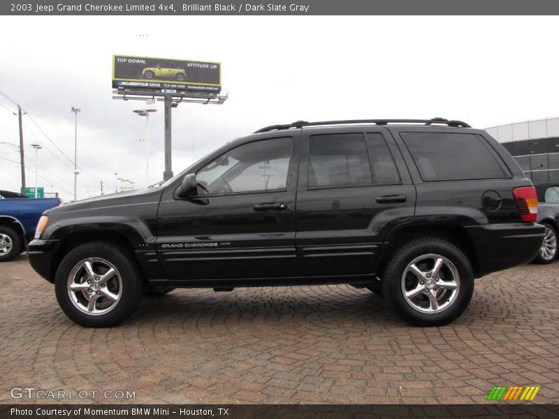Brilliant Black / Dark Slate Gray 2003 Jeep Grand Cherokee Limited 4x4