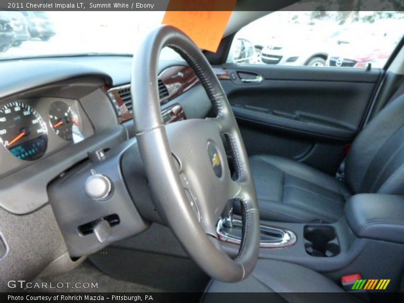 Summit White / Ebony 2011 Chevrolet Impala LT