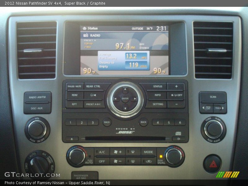 Super Black / Graphite 2012 Nissan Pathfinder SV 4x4