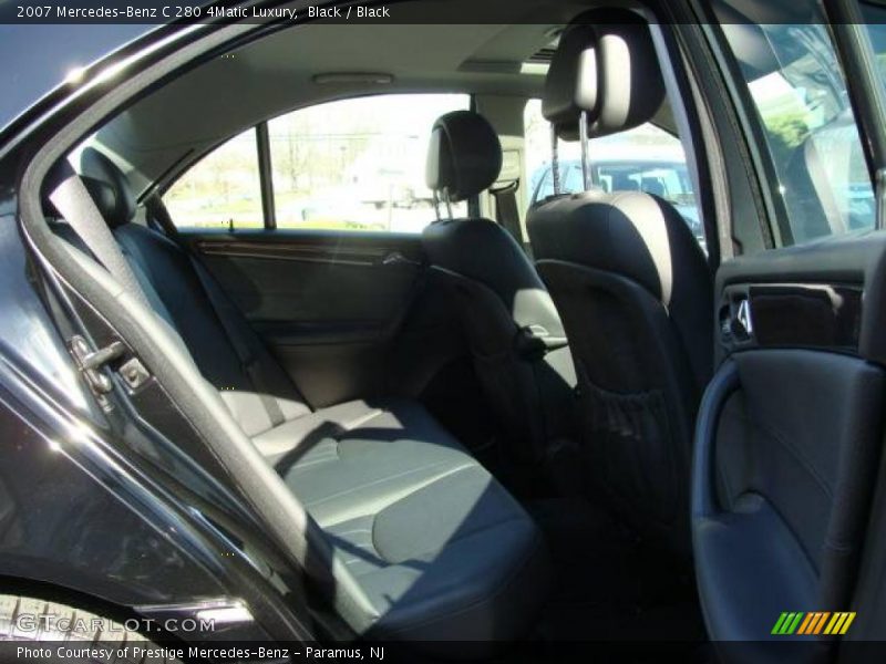 Black / Black 2007 Mercedes-Benz C 280 4Matic Luxury