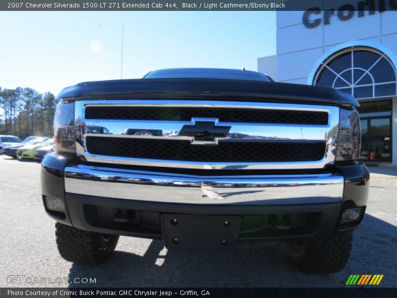 Black / Light Cashmere/Ebony Black 2007 Chevrolet Silverado 1500 LT Z71 Extended Cab 4x4