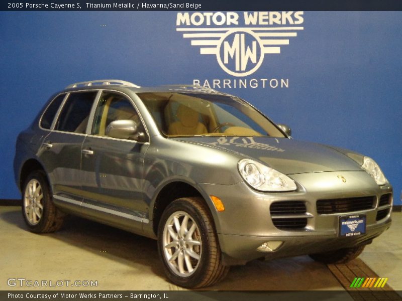 Titanium Metallic / Havanna/Sand Beige 2005 Porsche Cayenne S