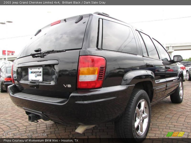 Brilliant Black / Dark Slate Gray 2003 Jeep Grand Cherokee Limited 4x4