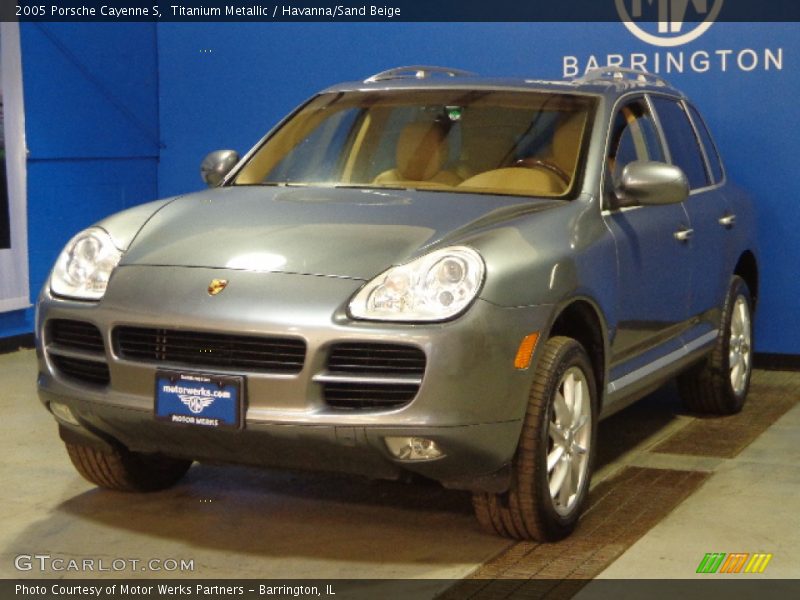Titanium Metallic / Havanna/Sand Beige 2005 Porsche Cayenne S