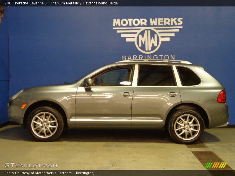 Titanium Metallic / Havanna/Sand Beige 2005 Porsche Cayenne S