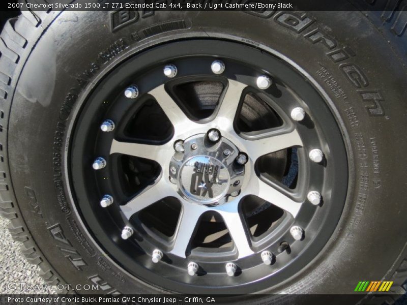 Black / Light Cashmere/Ebony Black 2007 Chevrolet Silverado 1500 LT Z71 Extended Cab 4x4
