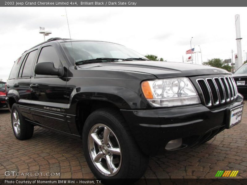 Brilliant Black / Dark Slate Gray 2003 Jeep Grand Cherokee Limited 4x4