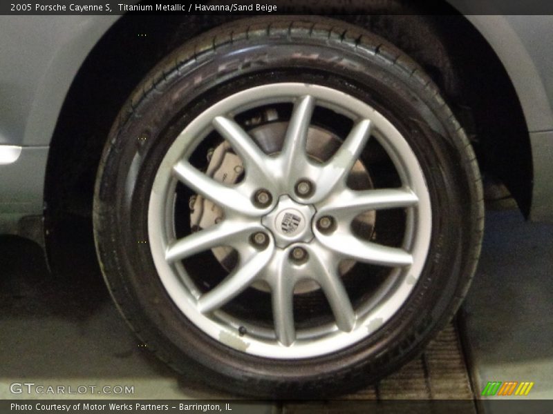 Titanium Metallic / Havanna/Sand Beige 2005 Porsche Cayenne S