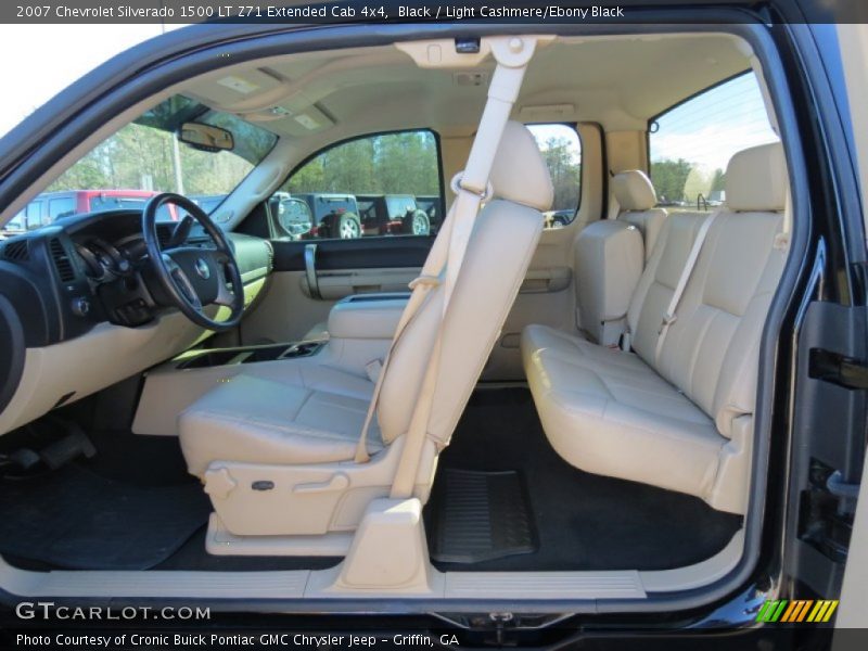 Black / Light Cashmere/Ebony Black 2007 Chevrolet Silverado 1500 LT Z71 Extended Cab 4x4