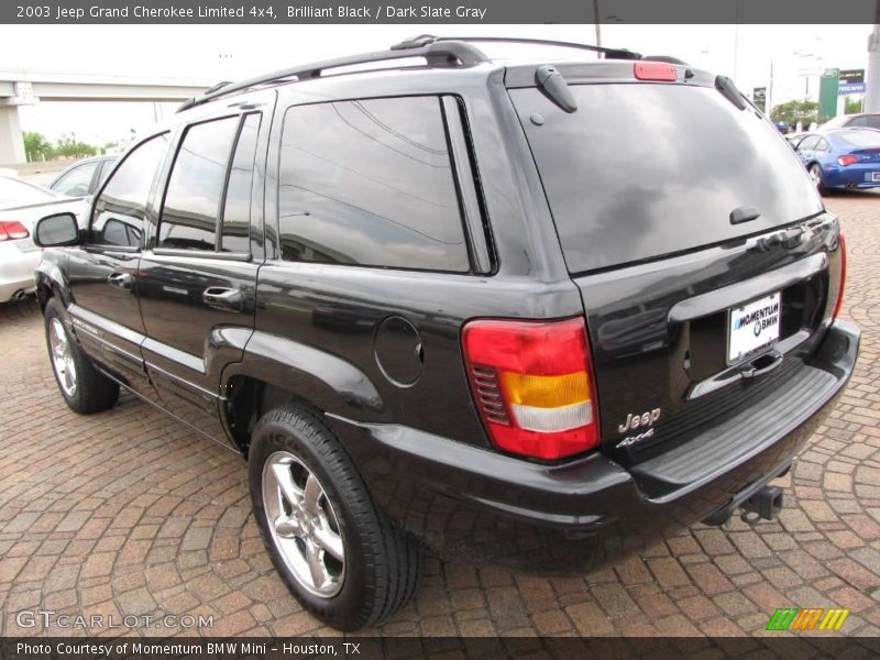 Brilliant Black / Dark Slate Gray 2003 Jeep Grand Cherokee Limited 4x4