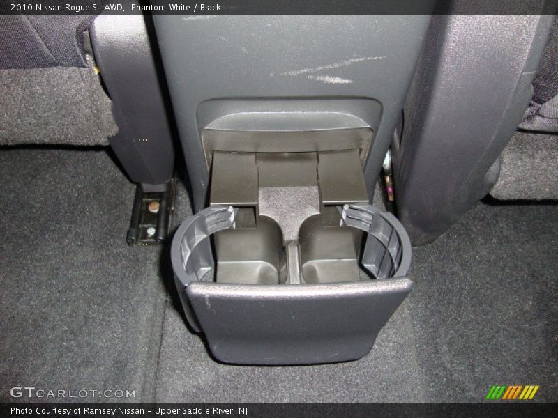 Phantom White / Black 2010 Nissan Rogue SL AWD