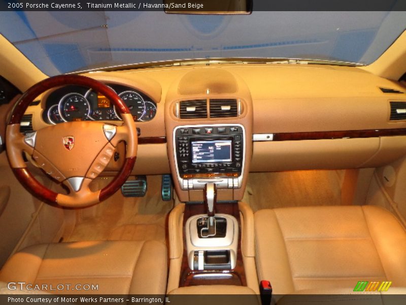 Titanium Metallic / Havanna/Sand Beige 2005 Porsche Cayenne S