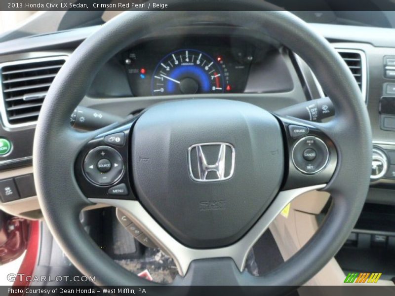  2013 Civic LX Sedan Steering Wheel