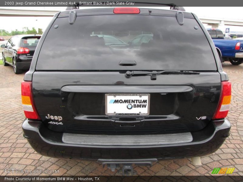 Brilliant Black / Dark Slate Gray 2003 Jeep Grand Cherokee Limited 4x4