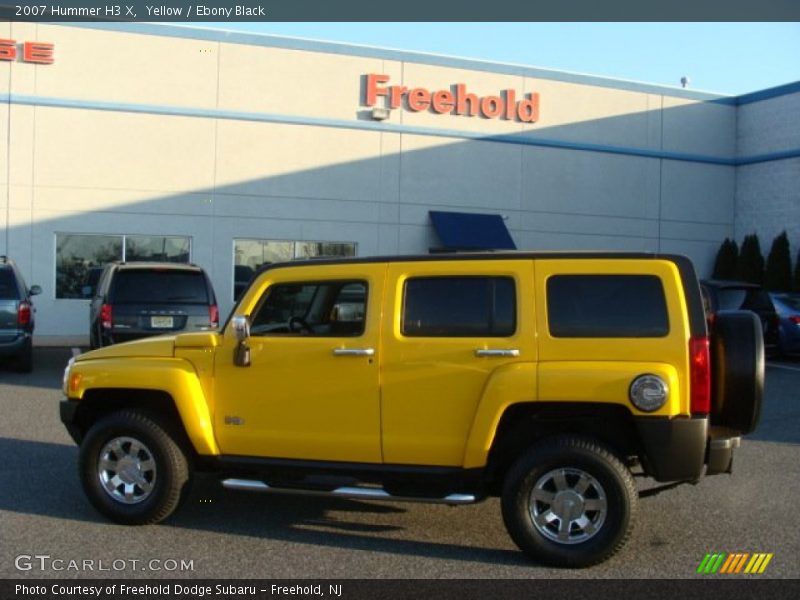 Yellow / Ebony Black 2007 Hummer H3 X