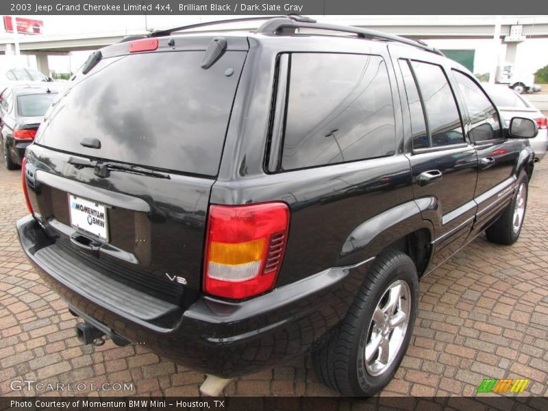 Brilliant Black / Dark Slate Gray 2003 Jeep Grand Cherokee Limited 4x4