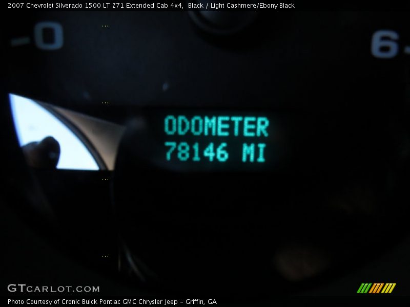 Black / Light Cashmere/Ebony Black 2007 Chevrolet Silverado 1500 LT Z71 Extended Cab 4x4