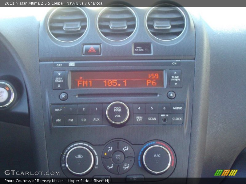 Navy Blue / Charcoal 2011 Nissan Altima 2.5 S Coupe