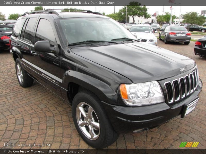 Brilliant Black / Dark Slate Gray 2003 Jeep Grand Cherokee Limited 4x4