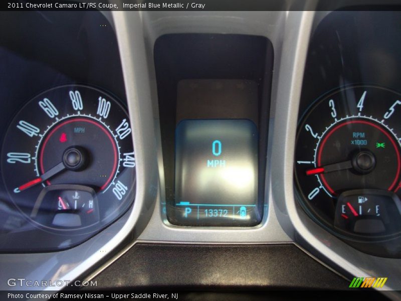 Imperial Blue Metallic / Gray 2011 Chevrolet Camaro LT/RS Coupe