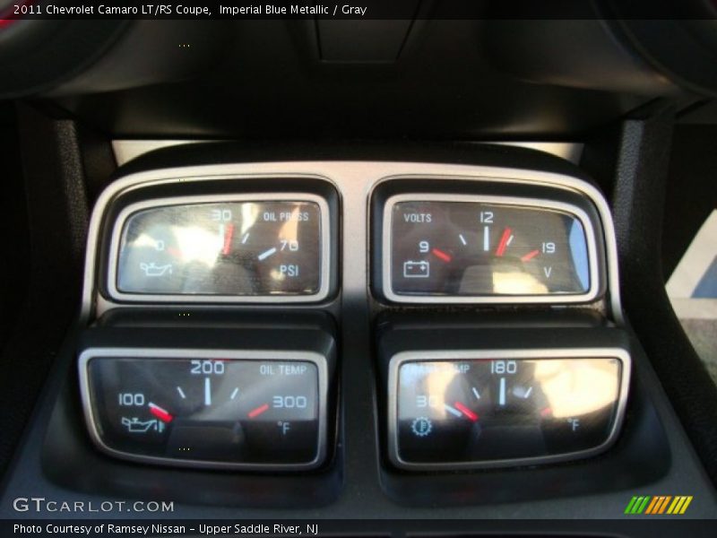 Imperial Blue Metallic / Gray 2011 Chevrolet Camaro LT/RS Coupe